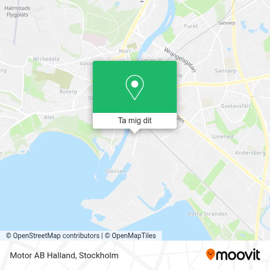 Motor AB Halland karta