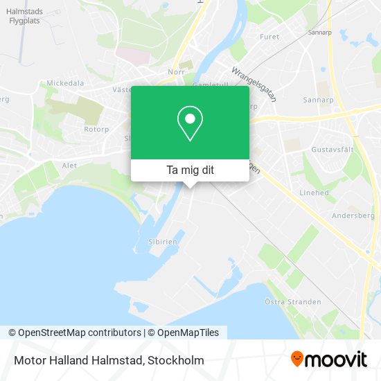 Motor Halland Halmstad karta