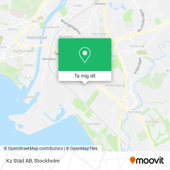 Kz Städ AB karta