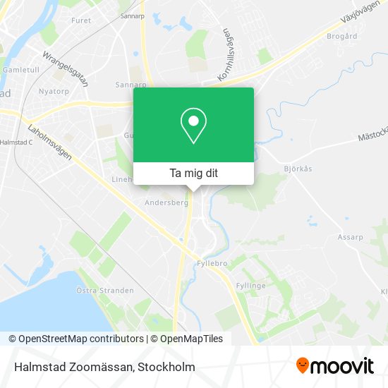 Halmstad Zoomässan karta