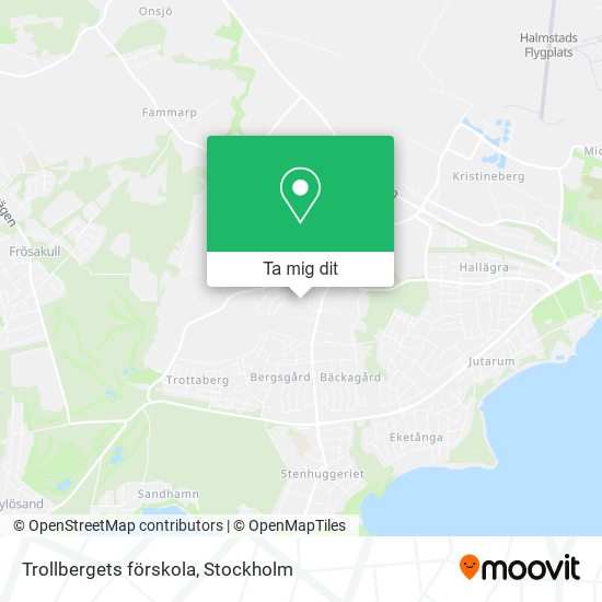 Trollbergets förskola karta