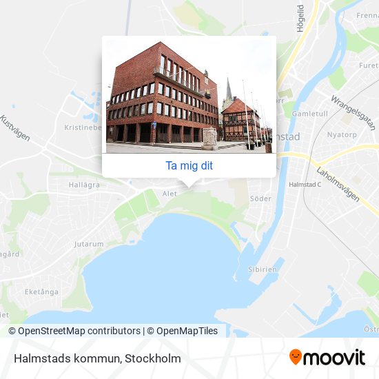 Halmstads kommun karta