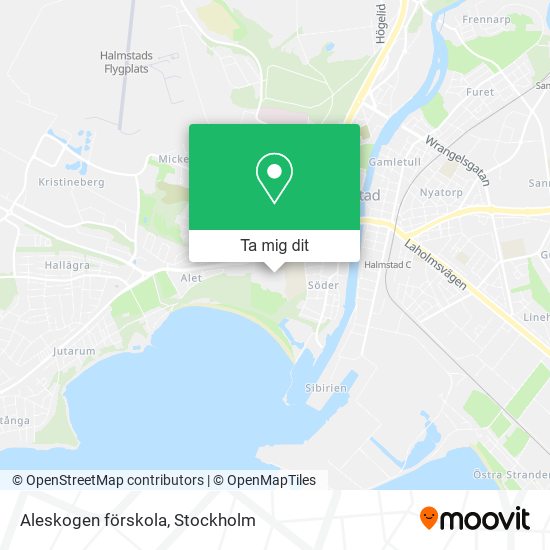 Aleskogen förskola karta