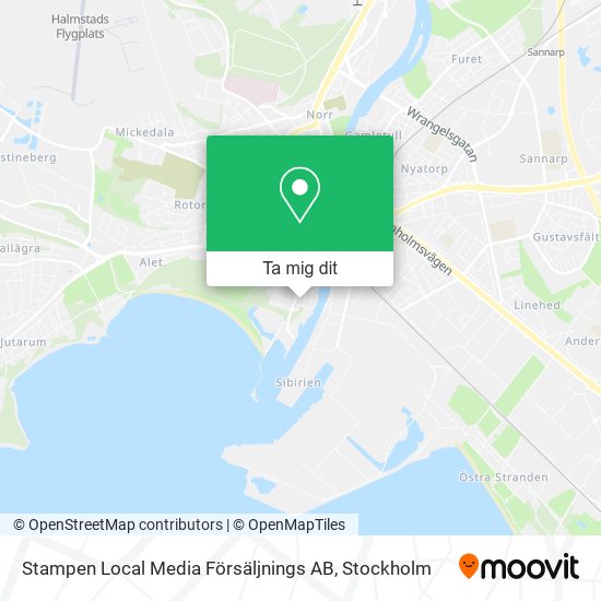 Stampen Local Media Försäljnings AB karta