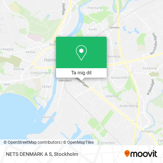 NETS DENMARK A S karta