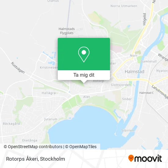 Rotorps Åkeri karta