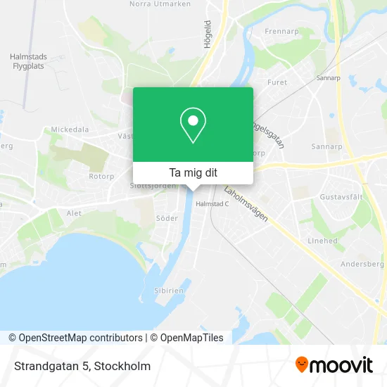 Strandgatan 5 karta