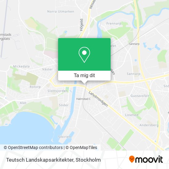 Teutsch Landskapsarkitekter karta