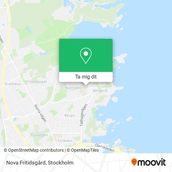 Nova Fritidsgård karta