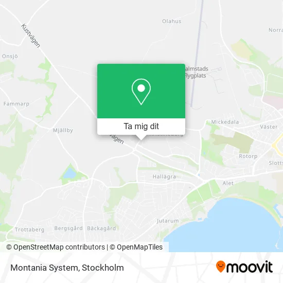 Montania System karta