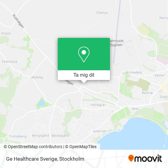 Ge Healthcare Sverige karta