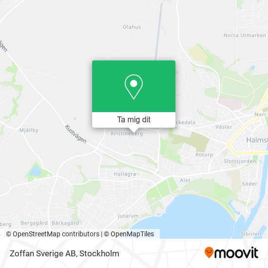 Zoffan Sverige AB karta