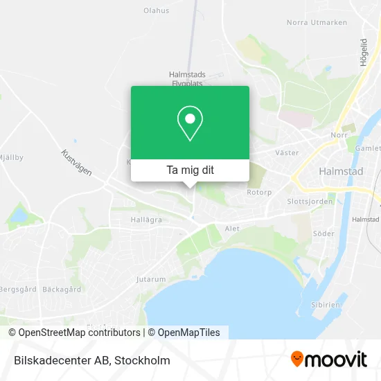 Bilskadecenter AB karta