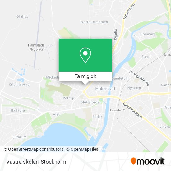 Västra skolan karta