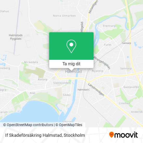 If Skadeförsäkring Halmstad karta