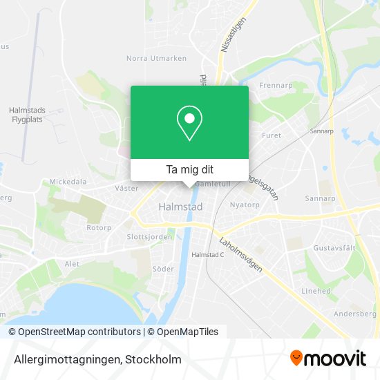 Allergimottagningen karta