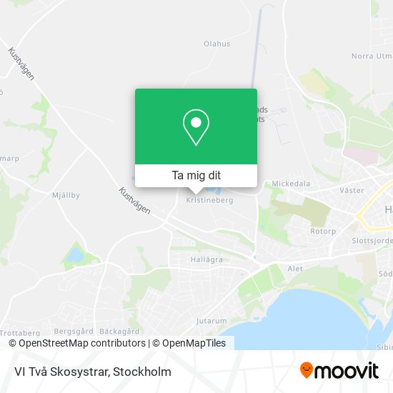 VI Två Skosystrar karta
