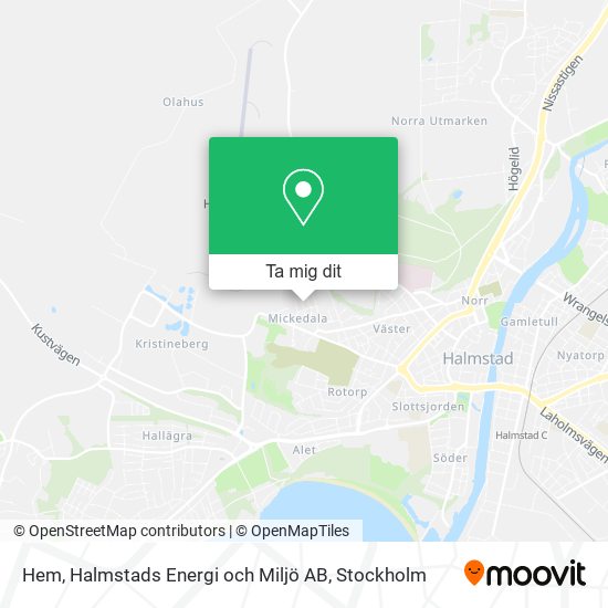 Hem, Halmstads Energi och Miljö AB karta
