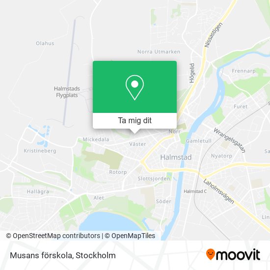 Musans förskola karta