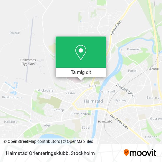 Halmstad Orienteringsklubb karta