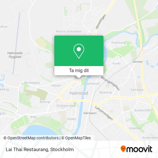 Lai Thai Restaurang karta