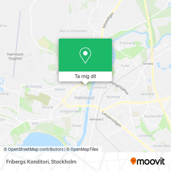 Fribergs Konditori karta