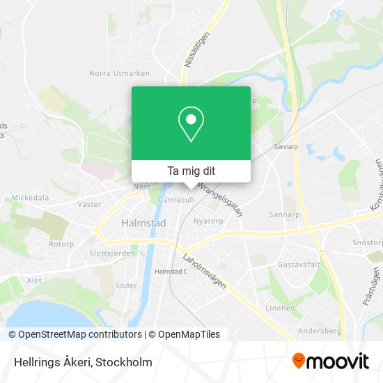 Hellrings Åkeri karta