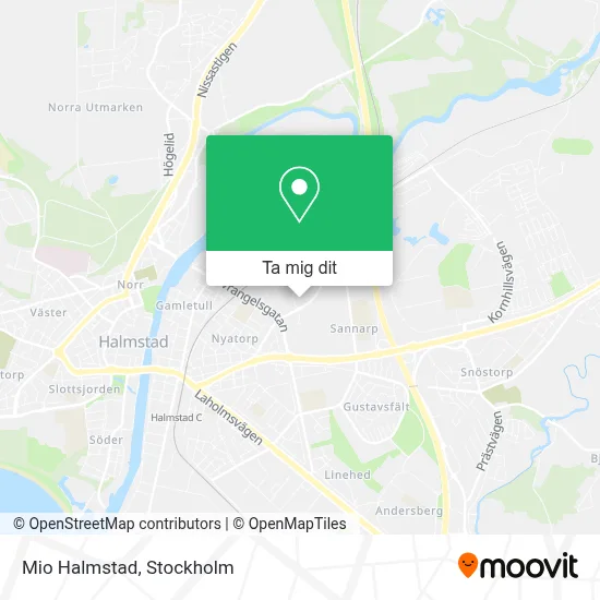 Mio Halmstad karta