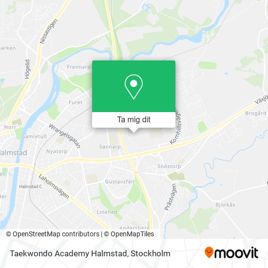 Taekwondo Academy Halmstad karta