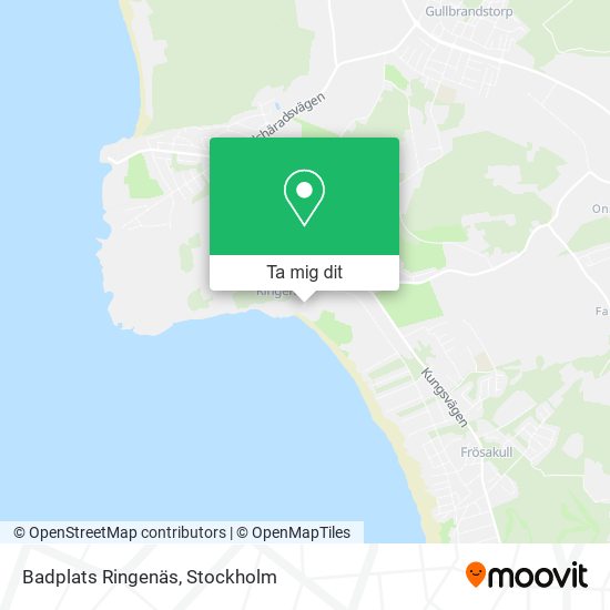 Badplats Ringenäs karta