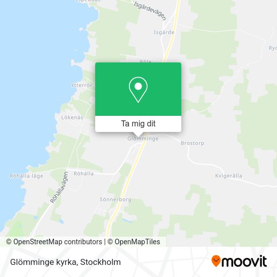 Glömminge kyrka karta