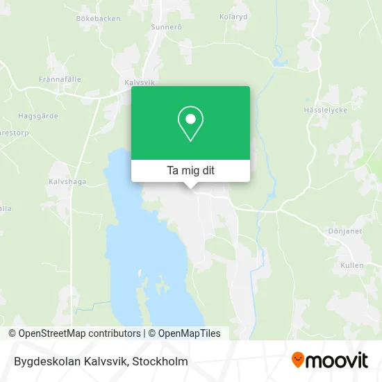 Bygdeskolan Kalvsvik karta