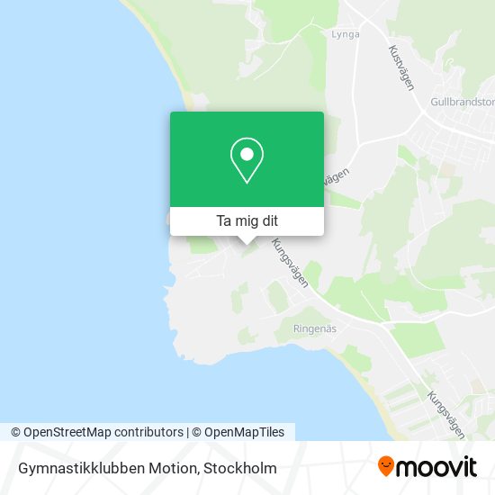 Gymnastikklubben Motion karta