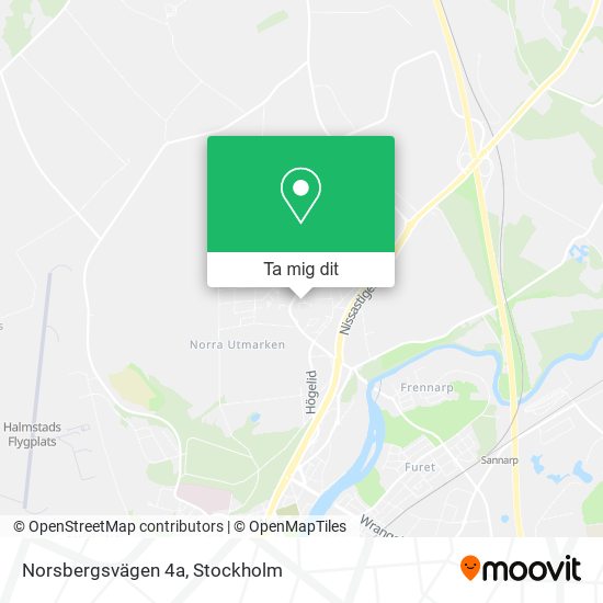 Norsbergsvägen 4a karta