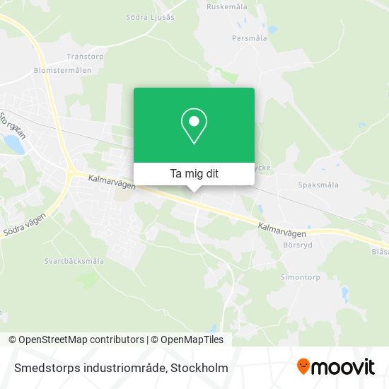 Smedstorps industriområde karta