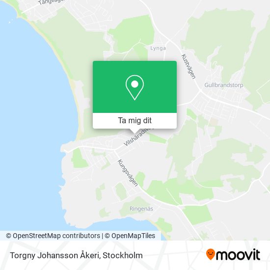 Torgny Johansson Åkeri karta