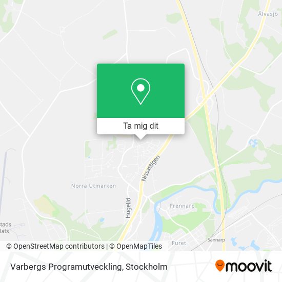 Varbergs Programutveckling karta