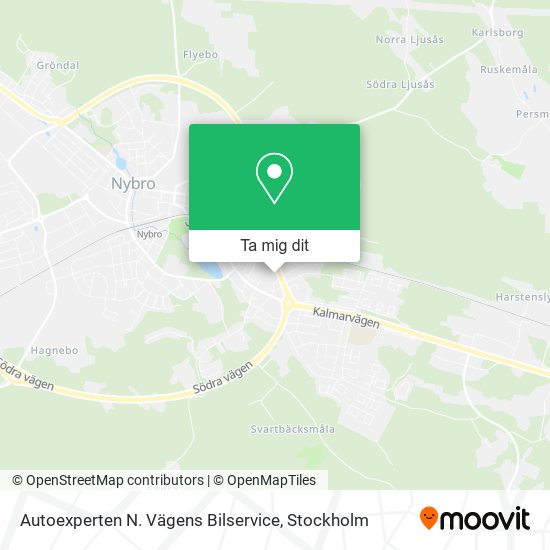 Autoexperten N. Vägens Bilservice karta