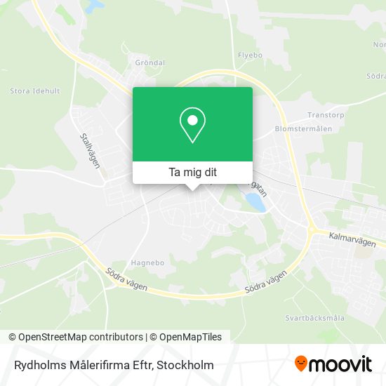 Rydholms Målerifirma Eftr karta