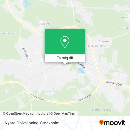 Nybro Golvslipning karta
