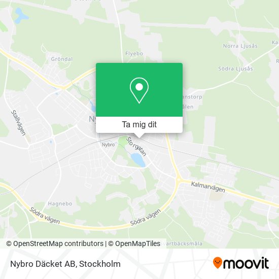 Nybro Däcket AB karta