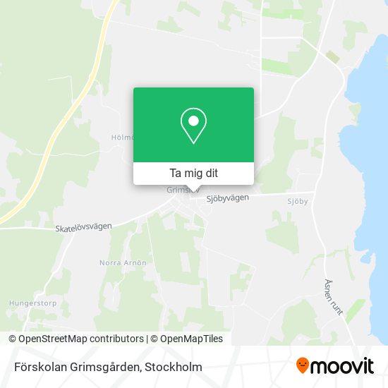 Förskolan Grimsgården karta