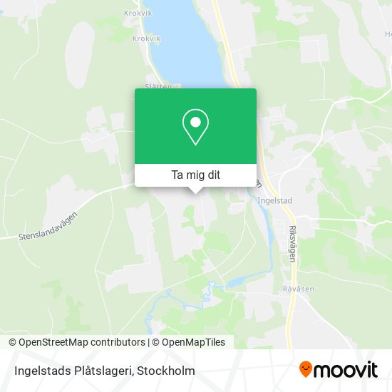 Ingelstads Plåtslageri karta