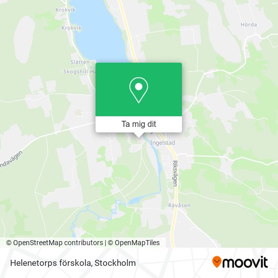 Helenetorps förskola karta