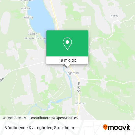 Vårdboende Kvarngården karta