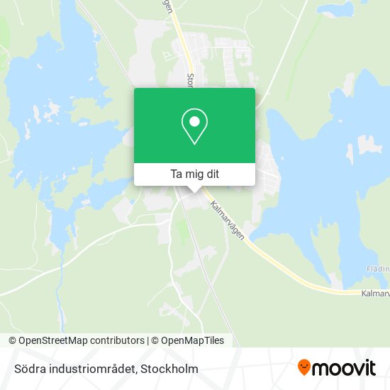 Södra industriområdet karta