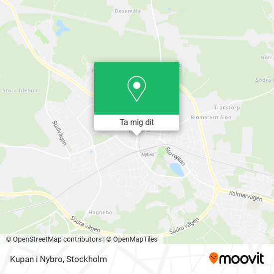 Kupan i Nybro karta