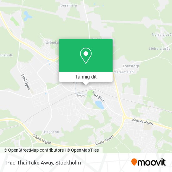 Pao Thai Take Away karta