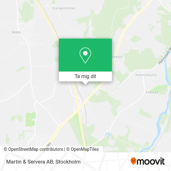 Martin & Servera AB karta