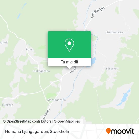 Humana Ljungagården karta
